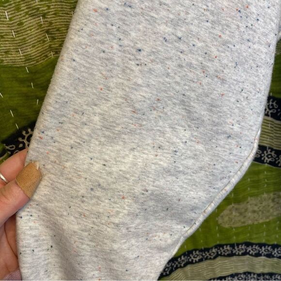 Athleta Heather Gray Speckled Balance Sweatshirt Size Small - Picture 6 of 13